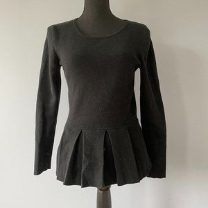 Banana Republic Black Peplum Sweater